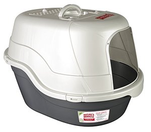 lot 64332 image: Natures Miracle Oval Hooded Litter Box, White