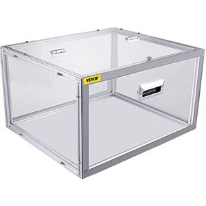 lot 64351 image: VEVOR Acrylic CNC Enclosure, Desktop Clear Cover, Enhanced Protection, Dustproof, Noise Reduction, Compatible with 30183018-PRO3018-MX33018-PROVer1810-PRO Engraving Machines, 530 x 453 x 298 mm