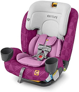 lot 64366 image: Century Drive On 3-in-1 Car Seat, All-in-One Car Seat for Kids 5-100 Pounds, Berry   (Retails $160)