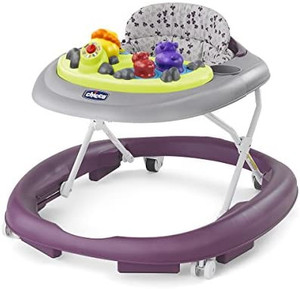 lot 65272 image: Chicco Walky Talky Baby Walker - Flora  PurpleGrey