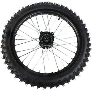 lot 65301 image: X-PRO 17 Front Wheel Rim Tire 70100-17 with 15mm Bearing Assembly for Dirt Bikes