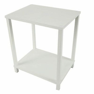 lot 65335 image: End Table 1-Pack, Wooden Small Side Table with Storage Shelf