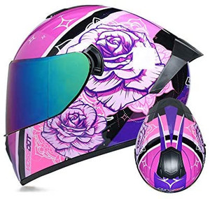 lot 65338 image: TRIPERSON Full Face Motorcycle Helmet DOT Approved Motorbike Moped Street Bike Racing Crash Helmet, Men and Women