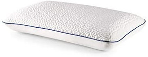 lot 65342 image: Reversible Memory Foam Pillow with Dual Cooling Action (King), White