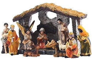 lot 65344 image: Indoor Christmas Nativity Set  (Stock photo does not match actual product) (See All Photos)