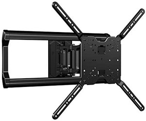 lot 65884 image: SANUS Full-Motion TV Wall Mount for 37 to 80 Flat Screen TVs - Smoothly Extends, Tilts & Swivels - Improves Viewing Angles - OLF18-B1