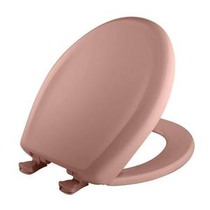 lot 65886 image: Bemis 200SLOWT Lift-Off Plastic Round Slow-Close Toilet Seat, Available in Various Colors