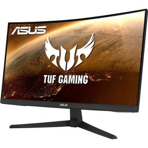 lot 65888 image: ASUS - TUF Gaming 24 LCD Curved FreeSync Monitor (DisplayPort, HDMI), Black