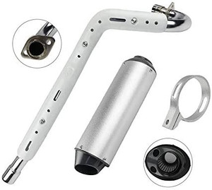 lot 66030 image: FLYPIG High Performance 38mm Muffler Exhaust Pipe kit Assembly fit 125cc 140cc 150cc PIT PRO Dirt Quad Bike ATV