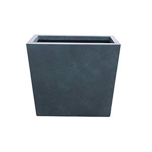 lot 66038 image: Kante RF0111A-C60121 Lightweight Concrete Modern Long & High Rectangle Planter, Charcoal