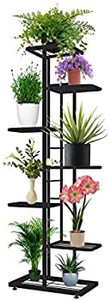 lot 66039 image: MTB 7 Tier Metal Plant Stand for Indoor Outdoor Flower Pot Display Planter Shelf