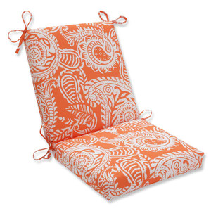 lot 66048 image: Addie Terra Cotta Squared Corners Chair Cushion