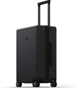 lot 66078 image: LEVEL8 Carry on Luggage Airline Approved, Hardshell Luggage Carry on Suitcases with Wheels, Lightweight PC Hardside Luminous Textured Luggage, TSA Approved Cabin Rolling Suitcase with 8 Spinner Wheels, 20-Inch Carry-On, Black