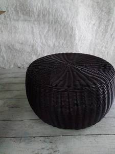lot 66083 image: Household Essentials Resin Wicker Accent Basket or Table