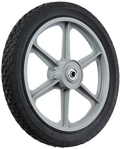 lot 67871 image: Maxpower 335110B Spoked Plastic Wheel, 14 x 1.75, Black  (2 pack)