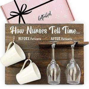 lot 31514 image: GIFTAGIRL Nurse Gifts for Women - This Sarcastic But Unique Nurse Gift is a Great Idea for Birthday, Graduation, Nursing Student Gifts or Nurse Week, and Arrive Nicely Gift-Boxed. Mugs-Glasses Not Inc