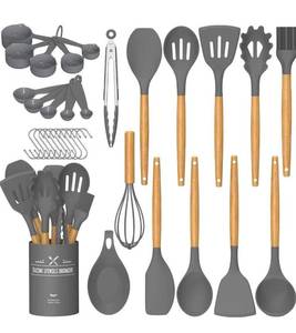 lot 31517 image: Silicone Utensil Set, Holder Not Included
