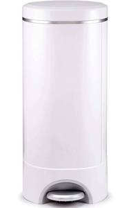lot 31535 image: Munchkin Step Diaper Pail Powered by Arm & Hammer, Includes (1) Bonus Toss Disposable Diaper Pail