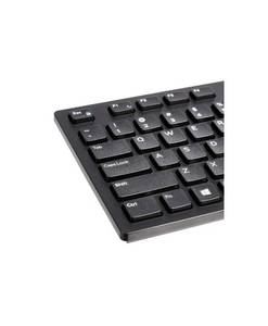 lot 36596 image: AmazonBasics Matte Black Wired Keyboard - US Layout