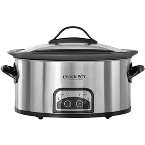 lot 36607 image: Crock-Pot� - 6qt Slow Cooker - Stainless Steel
