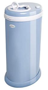 lot 49486 image: Ubbi Steel Odor Locking,Must-Have Diaper Pail, Cloudy Blue