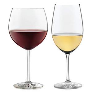 lot 49505 image: Libbey Vineyard Reserve 12-Piece Wine Glass Party Set for Chardonnay and MerlotBordeaux