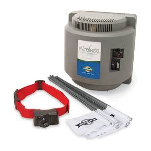 lot 49526 image: PetSafe Wireless Fence Pet Containment System for Dogs 8 lb., Covers up to 12 Acre