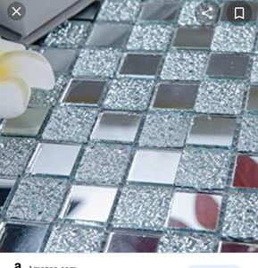 lot 49540 image: Adedeo crystal diamond mosaic tile square