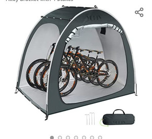 lot 49601 image: YORIN Outdoor Bike Shed Storage tent