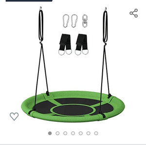 lot 49602 image: SONGMICS Saucer Tree Swing