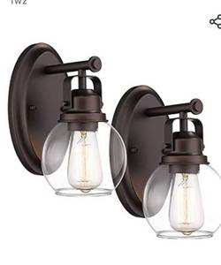 lot 49638 image: Audickic Industrial Wall Sconce,2 Pack