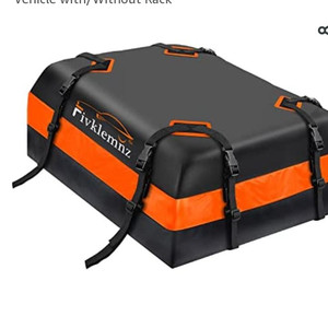 lot 49643 image: FIVKLEMNZ 15 Cubic Car Roof Bag Cargo Carrier