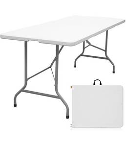 lot 49674 image: Byliable Portable Folding Table, 6ft