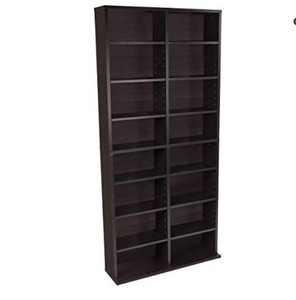 lot 49688 image: Atlantic Oskar Media Storage Cabinet, Espresso