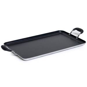 lot 49702 image: Imusa Double Burner Griddle with Cool Touch Handles,20in.