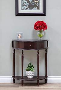 lot 49706 image: Frenchi Home Furnishing End TableSide Table, Espresso Finish