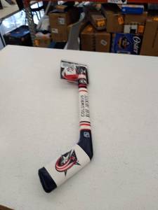 lot 49744 image: NHL Franklin Columbus Blue Jackets Vinyl covered stick and soft Ball