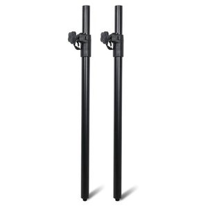 lot 49752 image: Sound Town 2-Pack Subwoofer Speaker Poles with Adjustable Height and M20 Thread