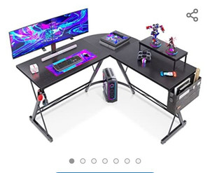 lot 49823 image: Casaottimo L  Shaped Gaming Desk