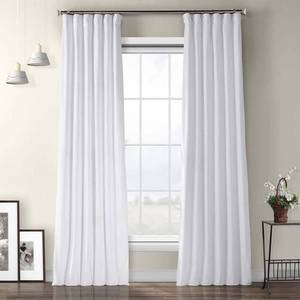 lot 49837 image: Exclusive Fabrics Heritage Plush Velvet Single Curtain Panel