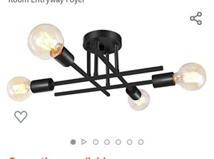 lot 49848 image: Rviezza Semi Flush Mount Ceiling Light