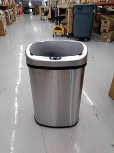 lot 49855 image: SensorCan 13 gallon trash can