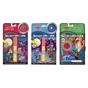 lot 49864 image: Melissa and Doug Secret Decoder Spy Bundle