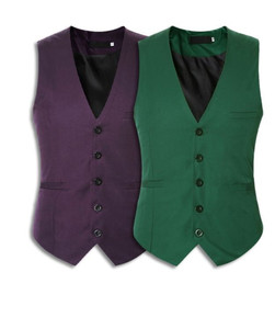 lot 24553 image: Green Tuxedo Vest with Tie Back - XS (Green Tux Vest Only) - Retail $22.99