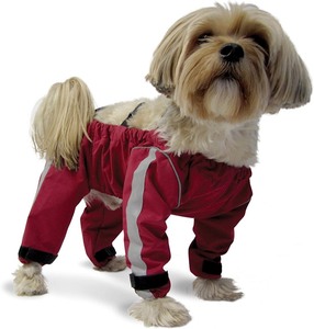 lot 24552 image: FouFou Dog - Bodyguard Protective All-Weather Dog Pants, Medium, Black - Retail $44.99