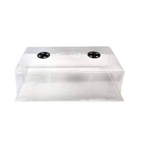 lot 25259 image: Clear Plastic Tall Dome (5-Pack)