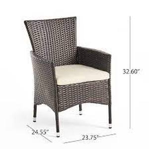 lot 25209 image: Jennys Outdoor Beige Dining Chair