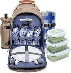 lot 25219 image: Frolk Picnic Set Picnic Basket