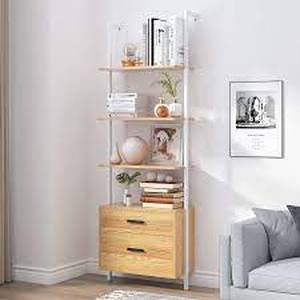 lot 25238 image: Soges Home Wall Mounted Ladder Shelf
