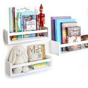 lot 25260 image: Madrid Shelf White Multisize 3 pc
